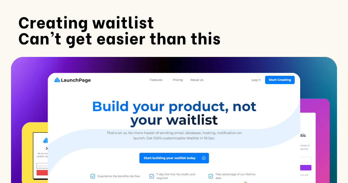 Create waitlist in minutes (has AI)